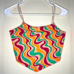 Colorful Swirl Pattern Tank Top